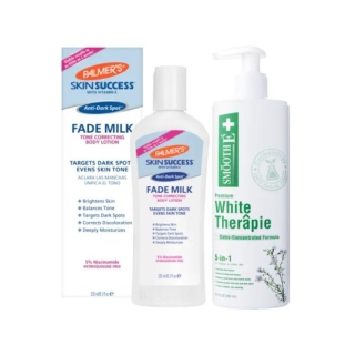 Palmer's Smooth Skin Set - Smooth E White Therapie 200ml. x Palmer's Fade Milk 250ml. Set โลชั่นทาผิวกายสูตรเข้มข้น