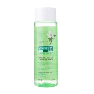 Smooth E Babyface Acne Clear Whitening Toner 150 ml. โทนเนอร์บำรุงผิวสำหรับผิวบอบแพ้ง่าย อ่อนโยนต่อผิว ปรับสภาพผิว สมูทอี