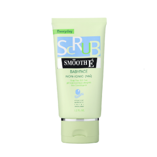 Smooth E Babyface Scrub 1.2 Oz. สครับไม่มีฟอง Non-Ionic ช่วยผลัดเซลล์ผิว ลดสิว ควบคุมความมัน