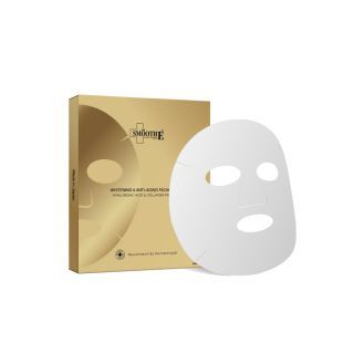 Smooth E Gold Whitening & Anti-Aging Facial Mask 3 ชิ้น เพิ่มความชุ่มชื้น บำรุงผิวกระจ่างใส ลดริ้วรอย ผ่อนคลายผิว