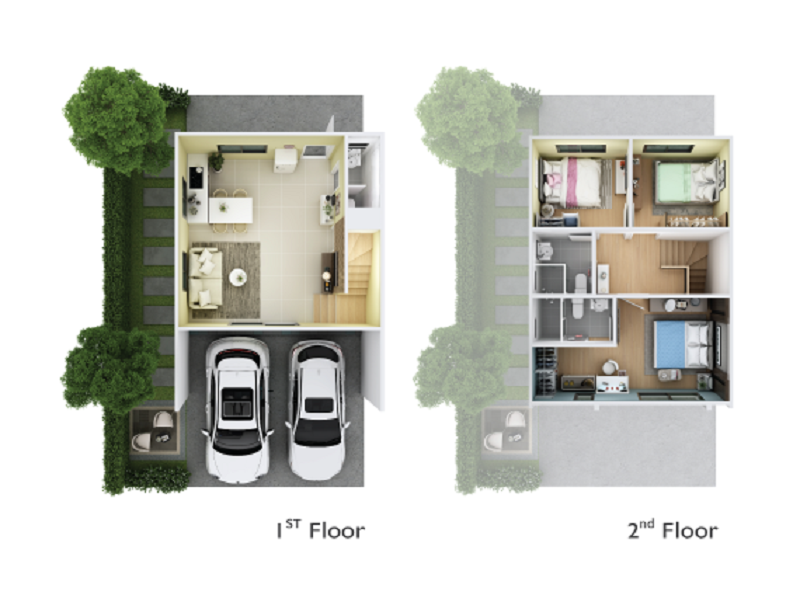 แผนผังบ้านแบบ Modish ใน The Connect บางนา-วงแหวน