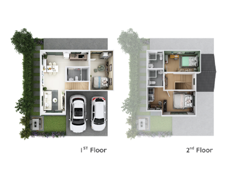 แผนผังบ้านแบบ Modish X ใน The Connect บางนา-วงแหวน